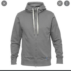 Fjallraven Grey Greenland Zip Hoodie Mens